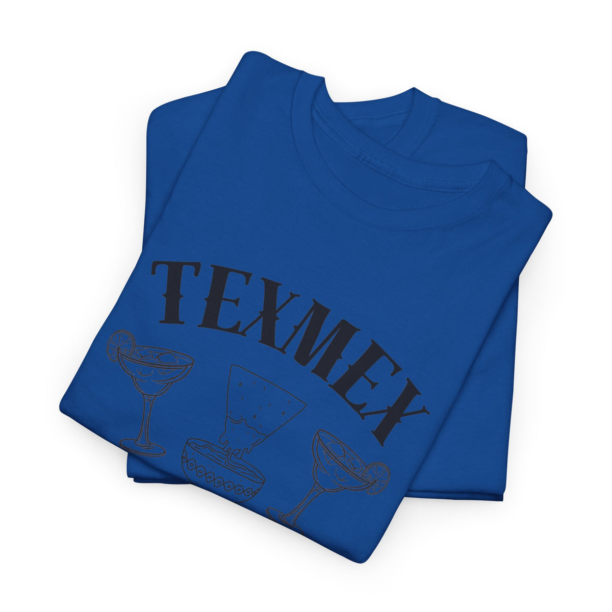 Tex-Mex Forever - Ritas & Queso // Unisex Heavy Cotton Tee - Fun Casual T-Shirt for Food Lovers