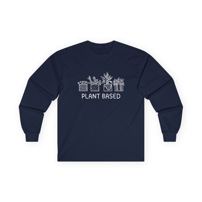 Plant-Based // Long Sleeve Tee - Eco-Friendly Apparel for Garden Lovers