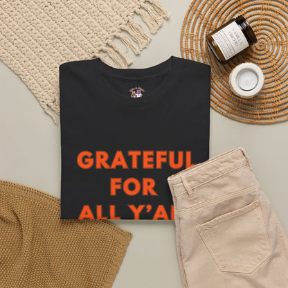Grateful for All Y'all // Unisex Jersey Short Sleeve Tee