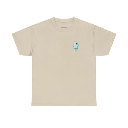 'Power Bottom Autumn' Blue Ghost // Playful Unisex Heavy Cotton Tee