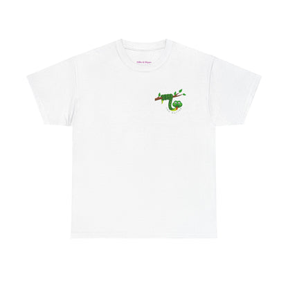 Keep Hanging On - Snake // Unisex Heavy Cotton Tee - Positive Message T-Shirt