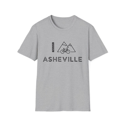 I (Mountain) Bike Asheville // Unisex Softstyle T-Shirt