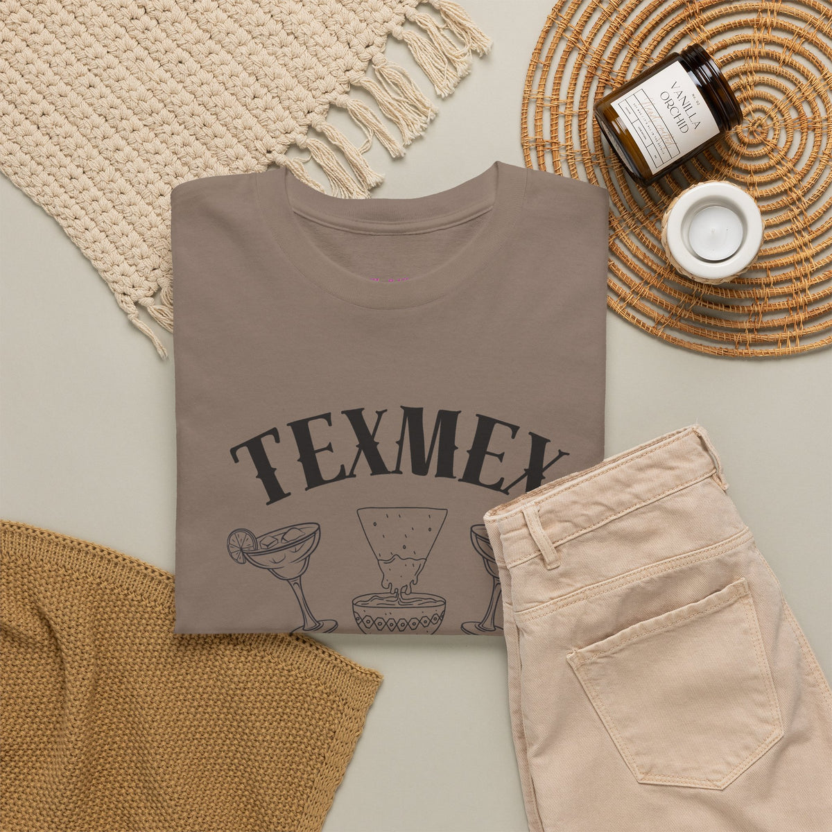 Tex-Mex Forever - Ritas & Queso // Unisex Heavy Cotton Tee - Fun Casual T-Shirt for Food Lovers