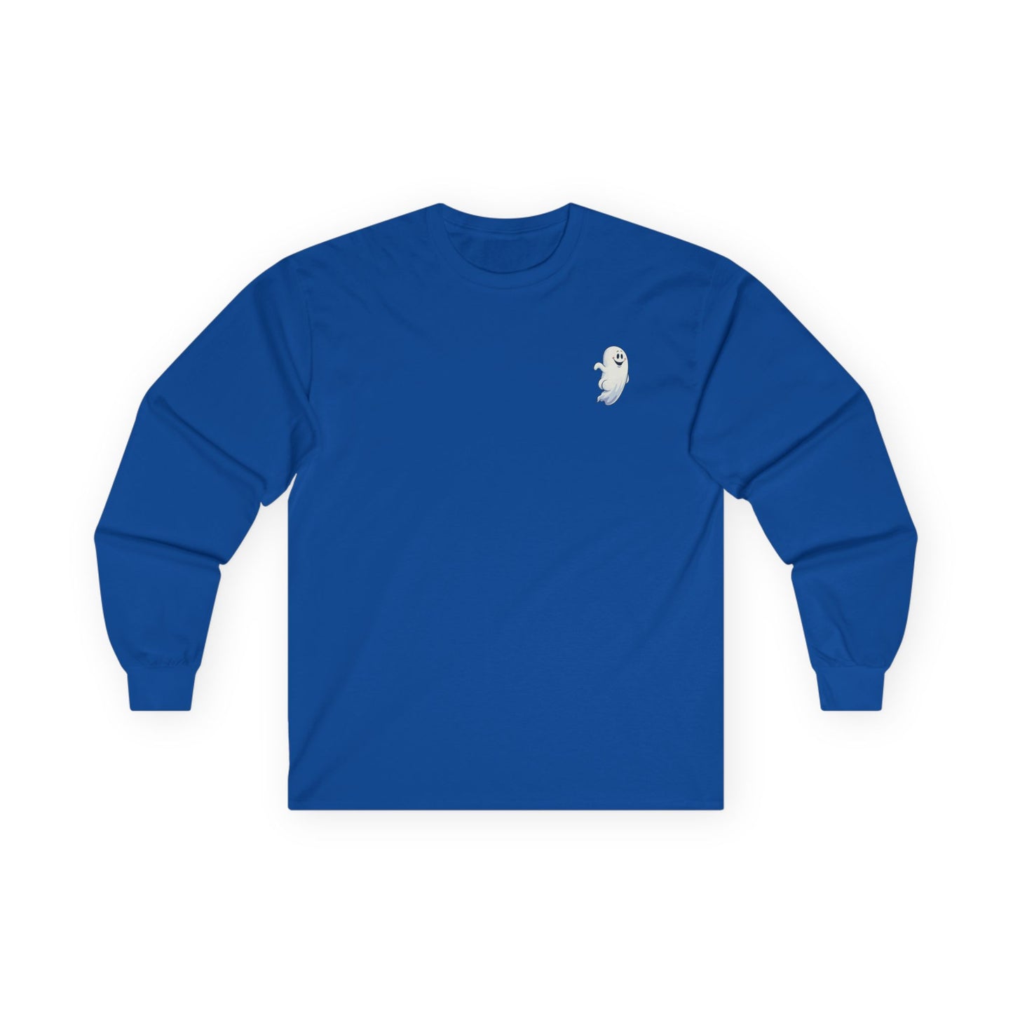 Power Bottom Autumn - White Ghost // Unisex Ghostly Vibes Long Sleeve Tee