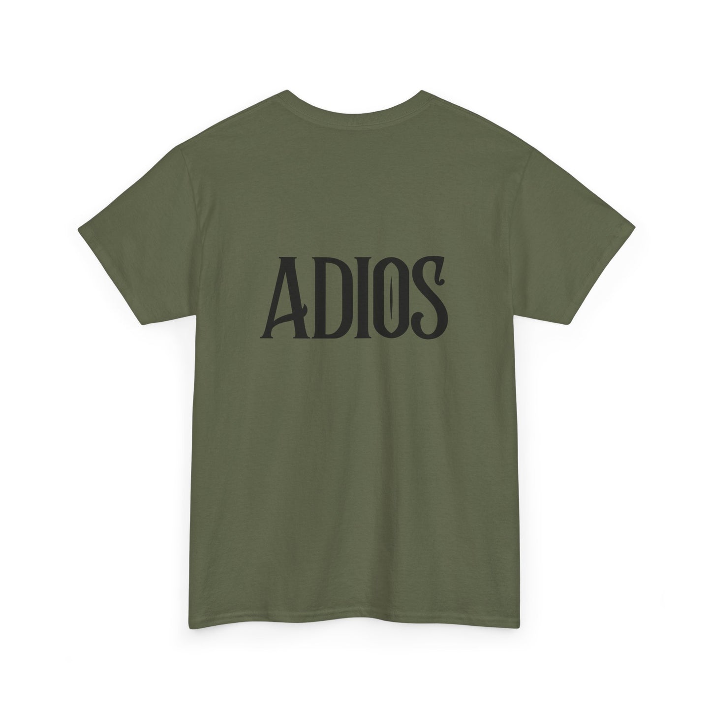 Howdy & Adios  // Unisex Heavy Cotton Tee - Casual Statement Shirt