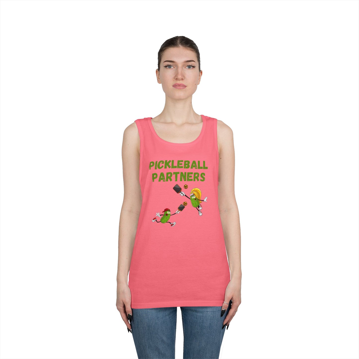 Pickleball Partners 2 // Unisex Heavy Cotton Tank Top