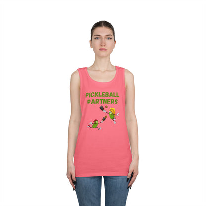 Pickleball Partners 2 // Unisex Heavy Cotton Tank Top