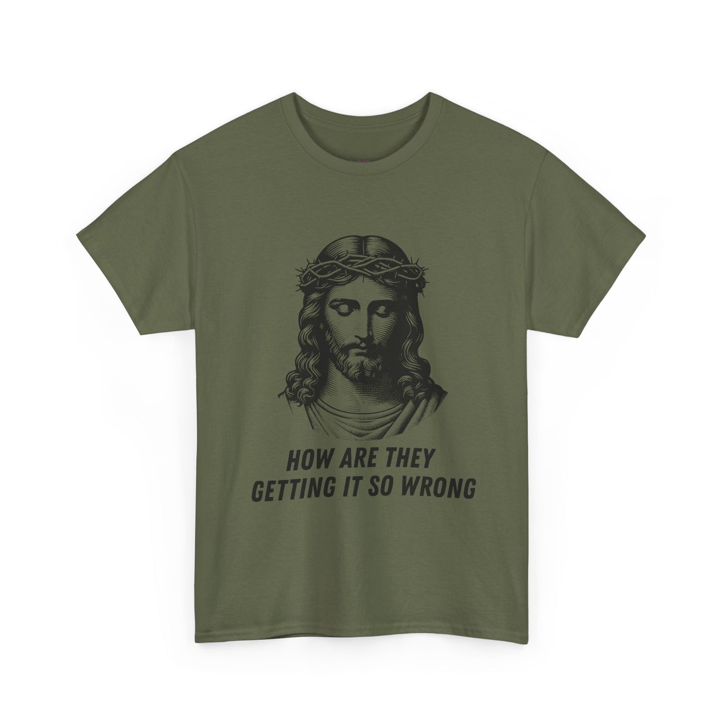 Christ-Inspired Unisex Heavy Cotton Tee - How Are They Getting It So Wrong?