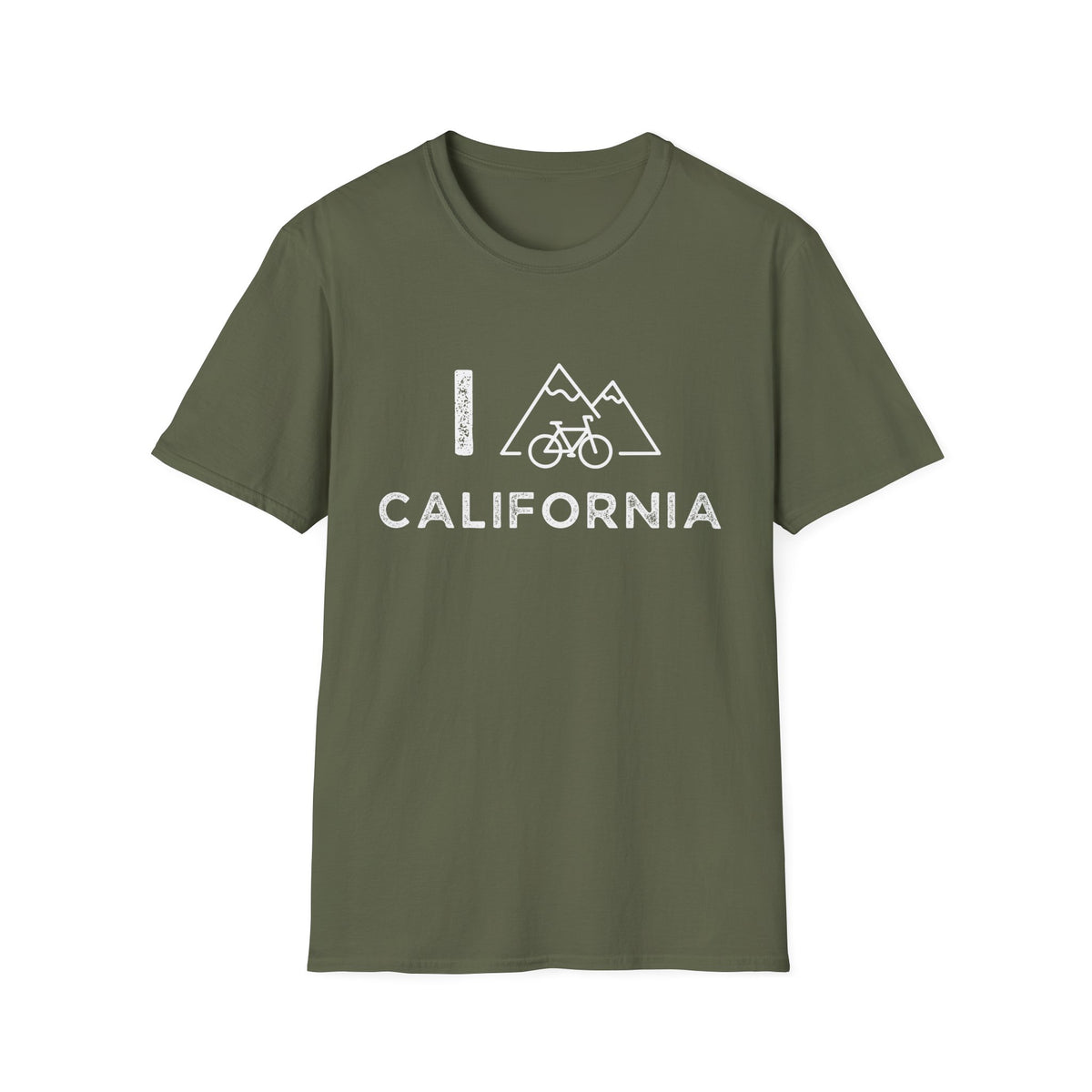 I (Mountain) Bike California // Unisex Softstyle T-Shirt