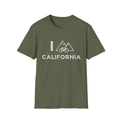 I (Mountain) Bike California // Unisex Softstyle T-Shirt