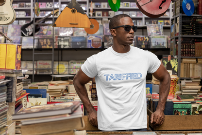 Tarrified // Unisex Heavy Cotton Tee - Scary Economy Statement Shirt