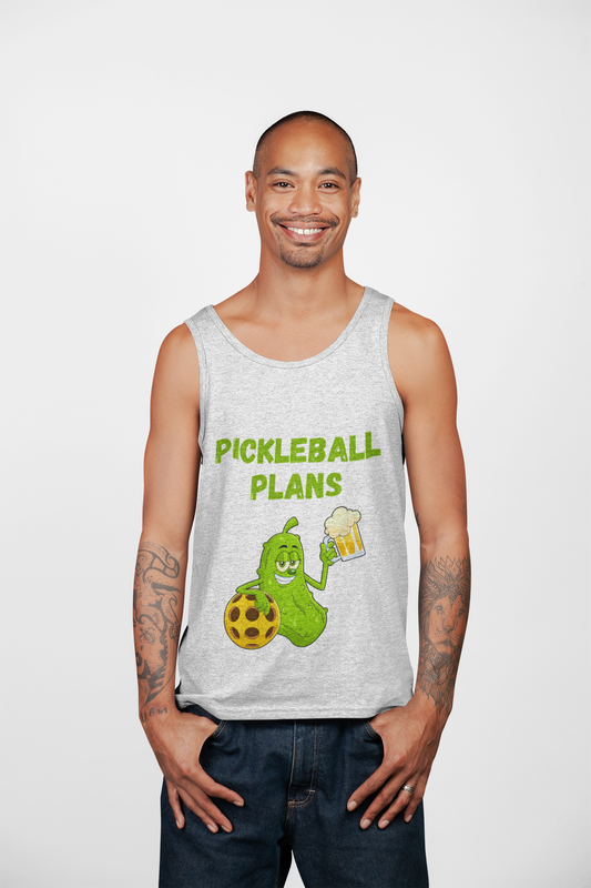 Pickleball Plans // Unisex Heavy Cotton Tank Top