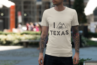 I (Mountain) Bike Texas // Unisex Softstyle T-Shirt