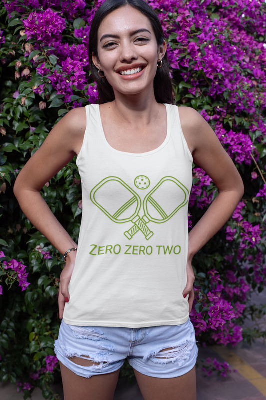Zero Zero Two Pickleball // Unisex Heavy Cotton Tank Top