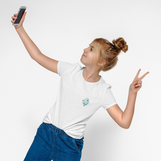 'Power Bottom Autumn' Blue Ghost // Playful Unisex Heavy Cotton Tee