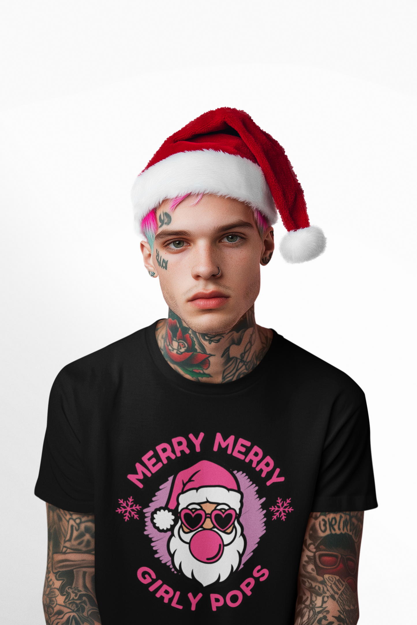 Merry Merry Girly Pops Christmas Tee