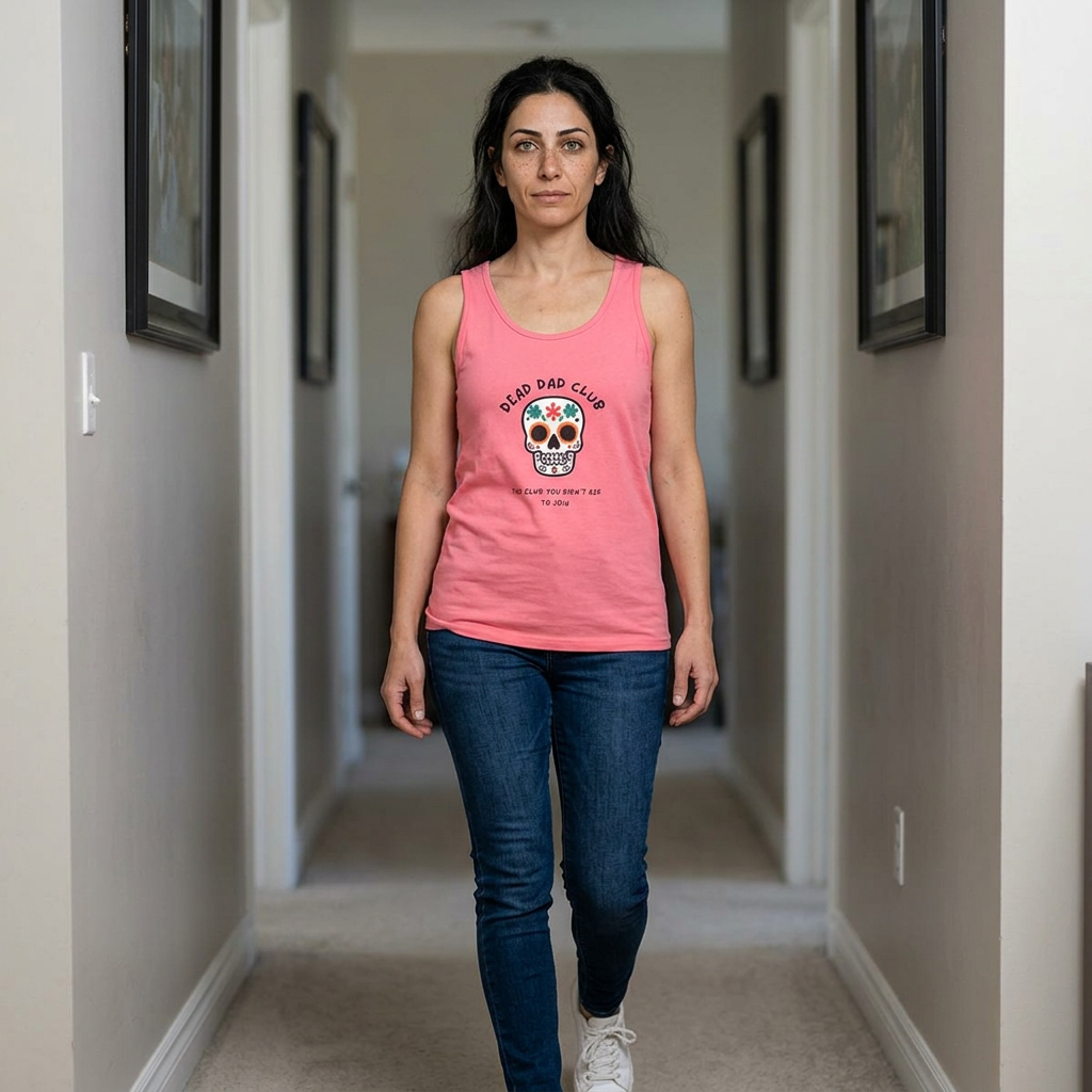 Dead Dad Club Skull // Unisex Heavy Cotton Tank Top
