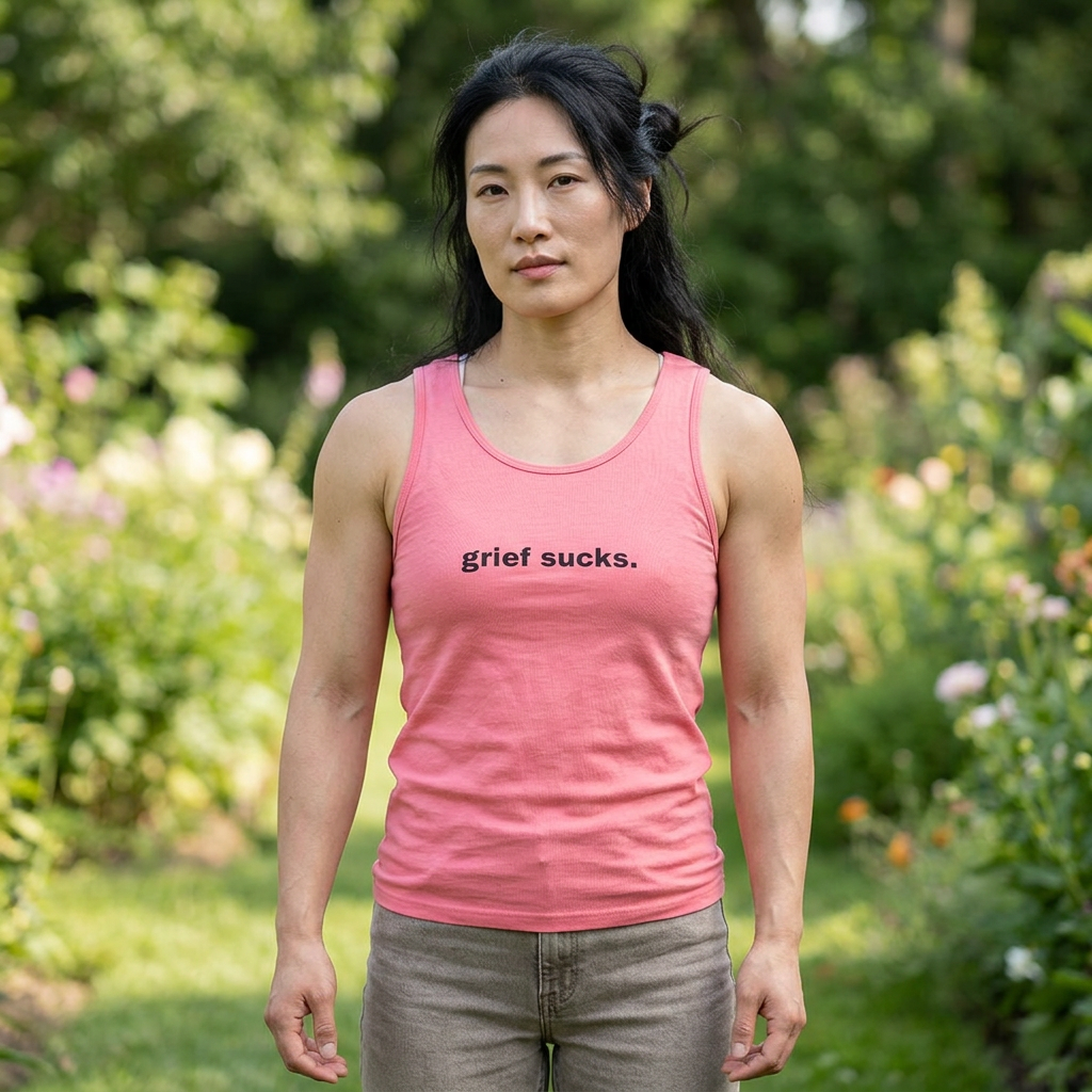 Grief Sucks // Unisex Heavy Cotton Tank Top