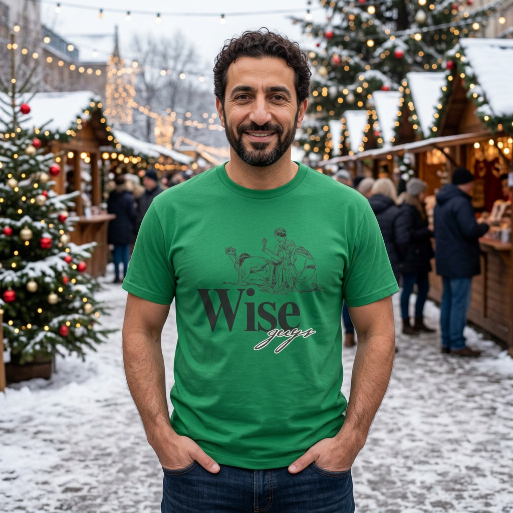 Wise Guys Unisex Heavy Cotton Tee - Stylish Graphic Tee for Casual Wear