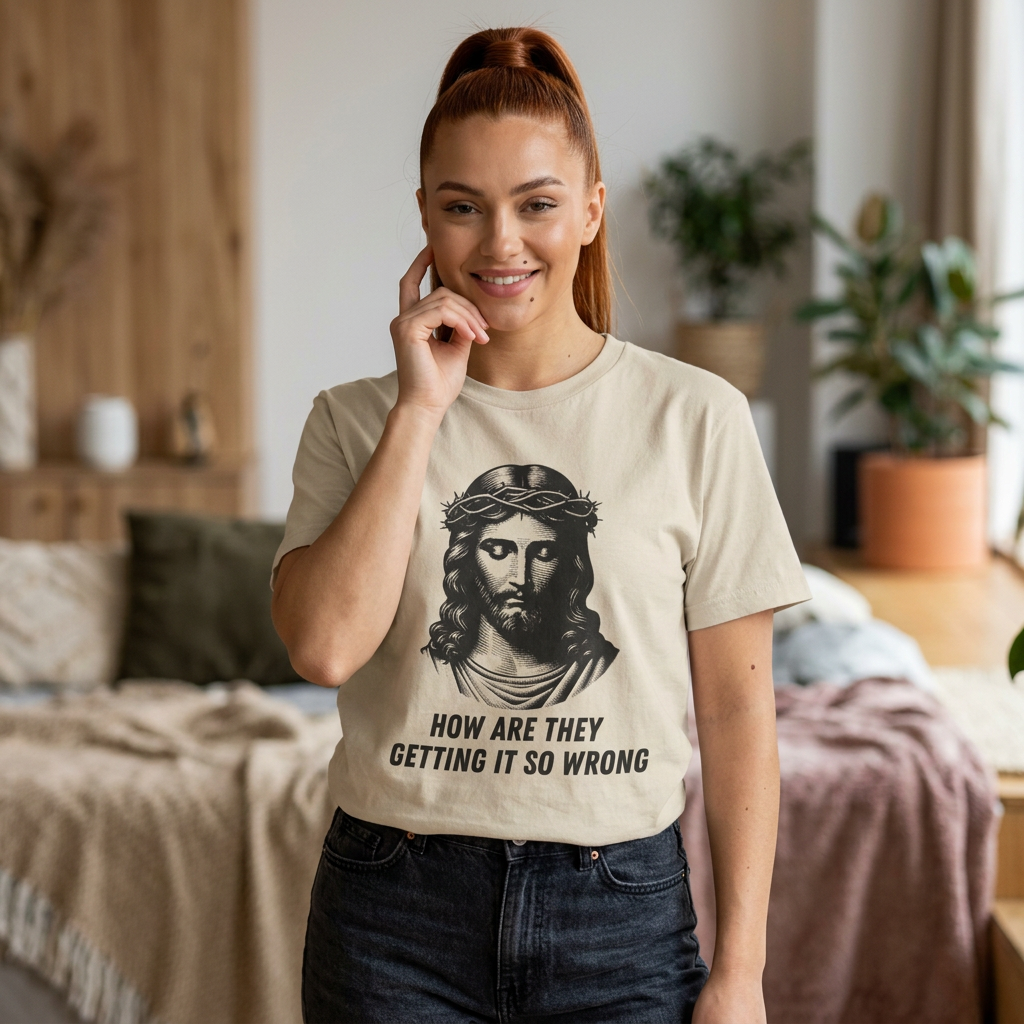 Christ-Inspired Unisex Heavy Cotton Tee - How Are They Getting It So Wrong?