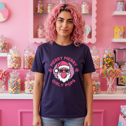 Merry Merry Girly Pops Christmas Tee