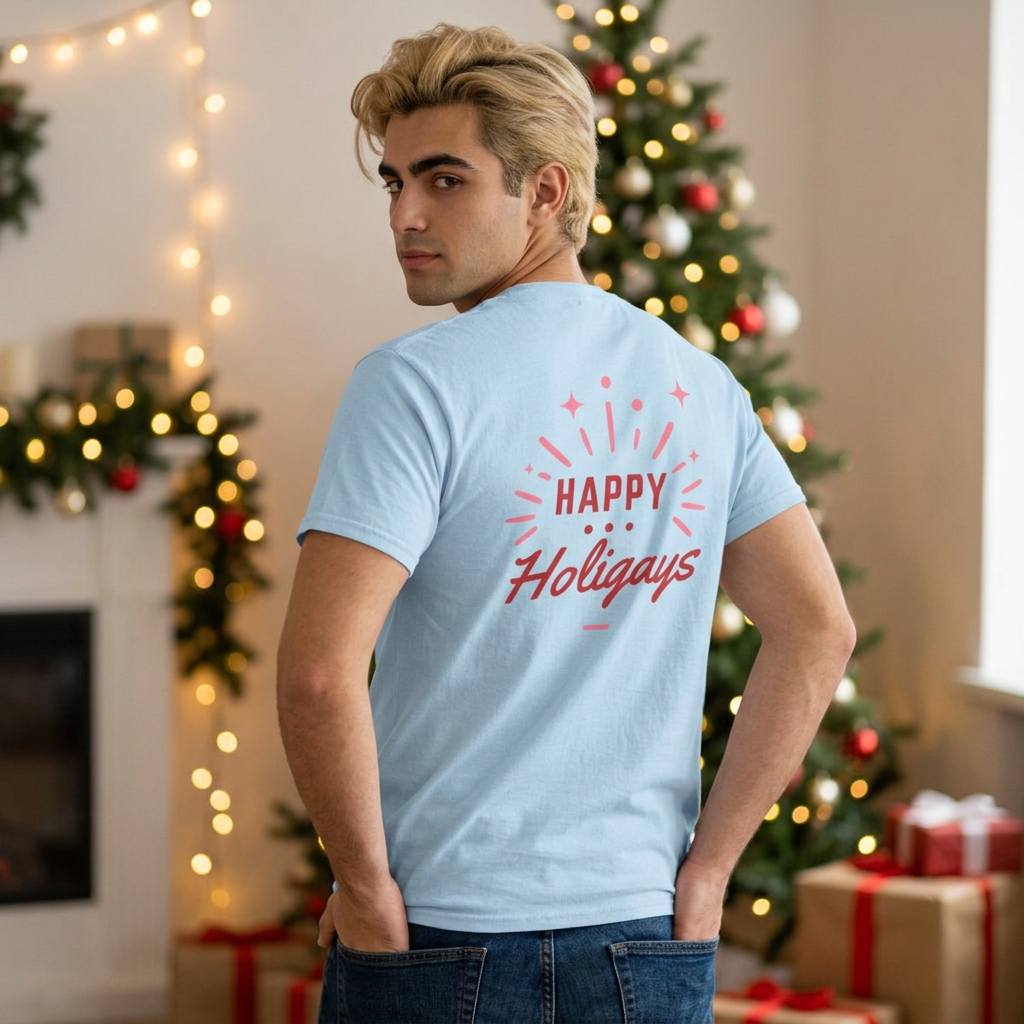 Santa's Happy Holigays Tee