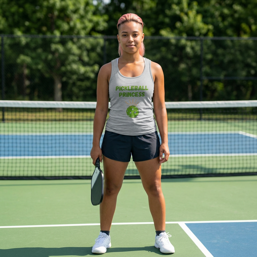Pickleball Princess // Unisex Heavy Cotton Tank Top