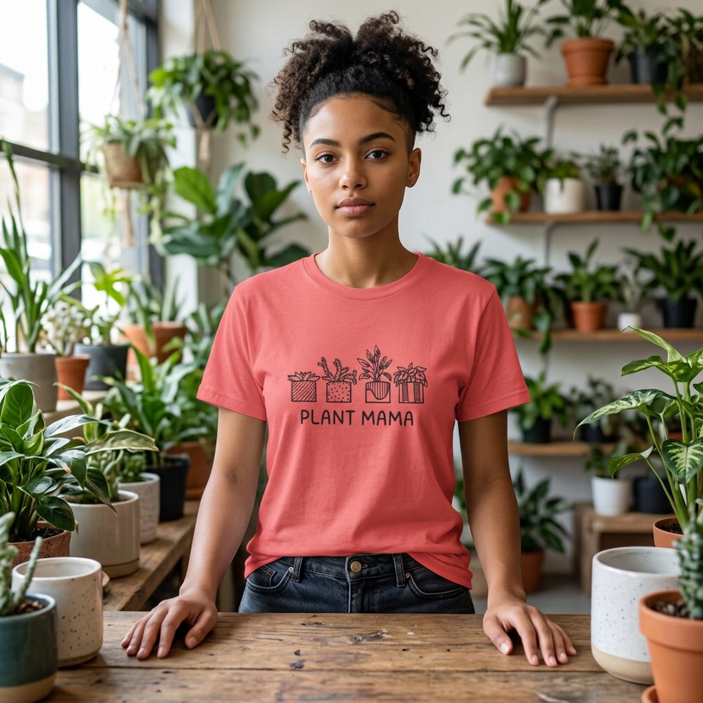 Plant Mama // Unisex Heavy Cotton Tee - Perfect for Everyday Comfort