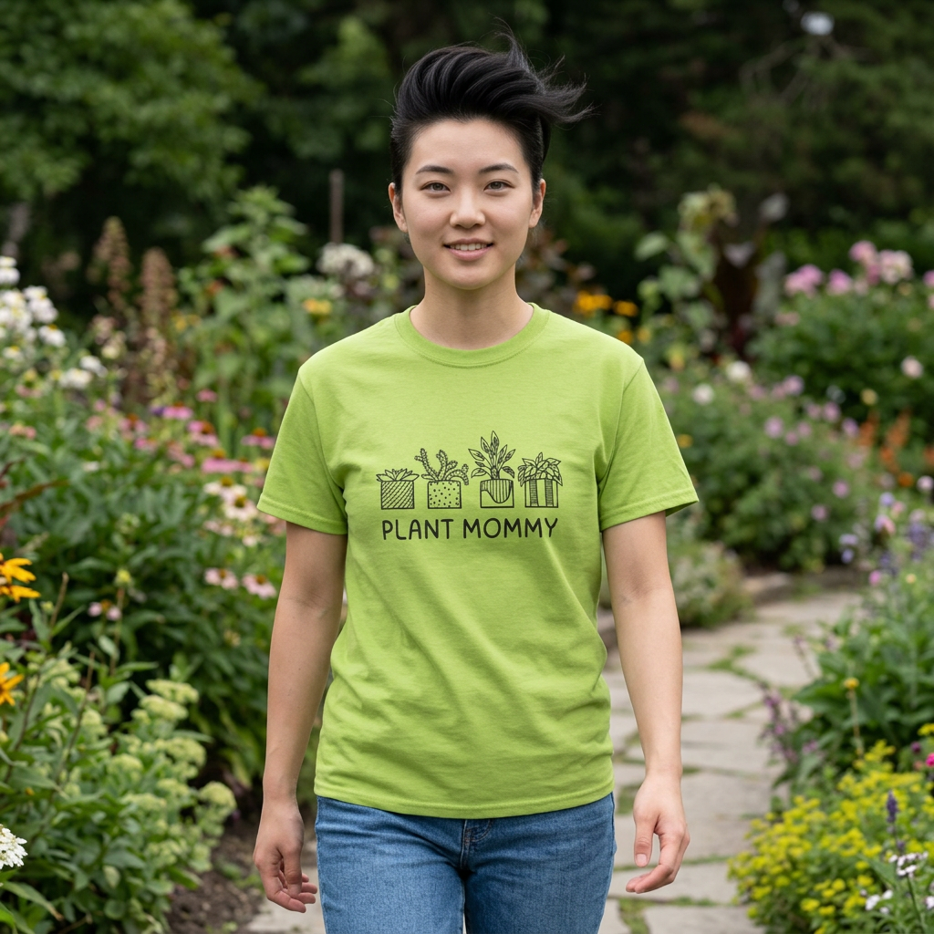 Plant Mommy // Unisex Heavy Cotton Tee - Perfect for Everyday Comfort
