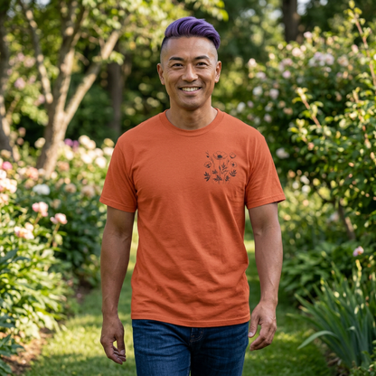 We're Rooting For You - Flowers // Unisex Heavy Cotton Tee - Perfect for Everyday Comfort