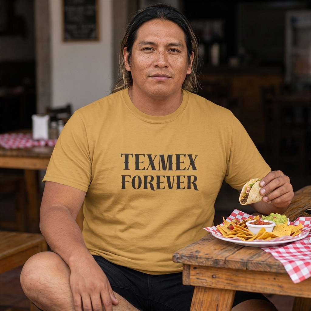 TexMex Forever Unisex Heavy Cotton Tee - Casual Style T-Shirt for Food Lovers