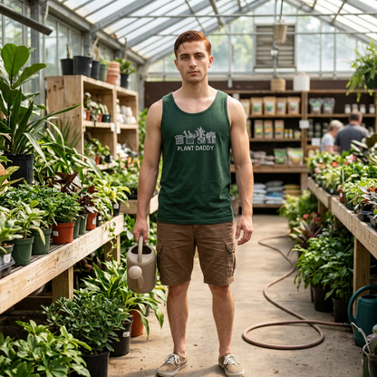 Plant Daddy // Unisex Heavy Cotton Tank Top - Perfect Gift for Plant Lovers