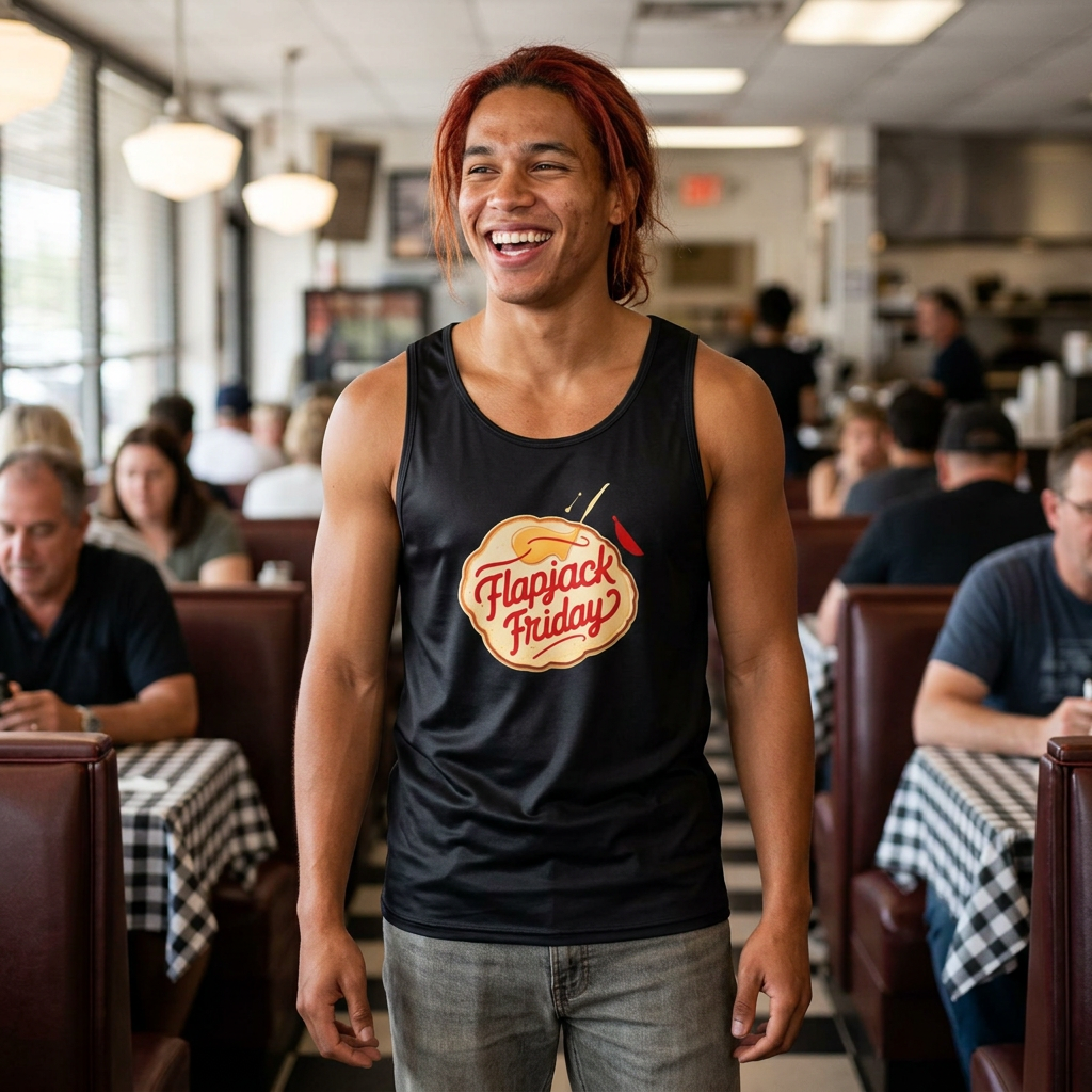 Flapjack Friday // Unisex Heavy Cotton Tank Top