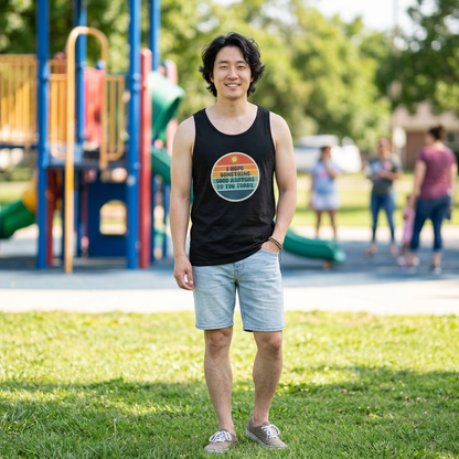 I Hope Something Good Happens to You Today. // Unisex Heavy Cotton Tank Top