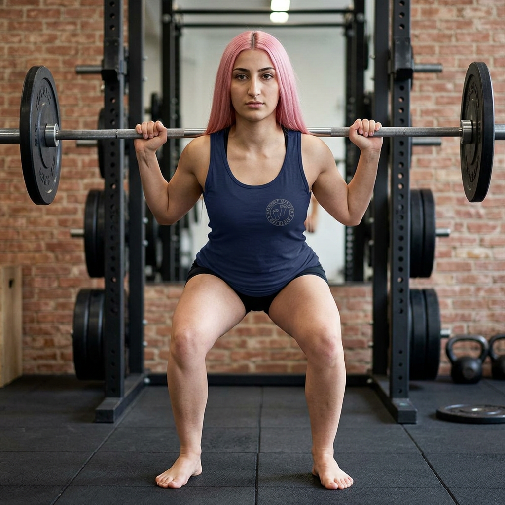 Barefoot Lift Club // Bigfoot Founding Member // Double Sided Unisex Heavy Cotton Tank Top