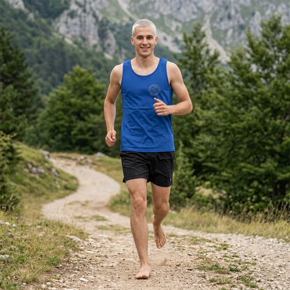 Barefoot Run Club // Bigfoot Founding Member // Double Sided Unisex Heavy Cotton Tank Top