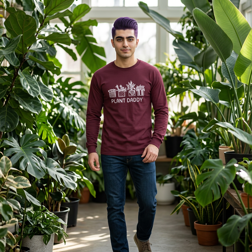 Plant Daddy // Long Sleeve Tee - Perfect Gift for Plant Lovers