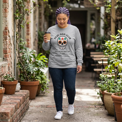 Dead Mom Club Skull // Unisex Ultra Cotton Long Sleeve Tee