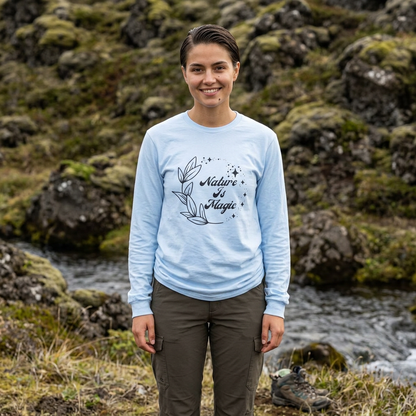 Nature is Magic // Unisex Ultra Cotton Long Sleeve Tee - Embrace Nature's Beauty