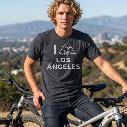I (Mountain) Bike Los Angeles // Unisex Softstyle T-Shirt