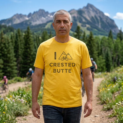 I (Mountain) Bike Crested Butte // Unisex Softstyle T-Shirt