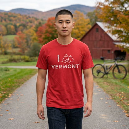 I (Mountain) Bike Vermont // Unisex Softstyle T-Shirt