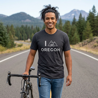I (Mountain) Bike Oregon // Unisex Softstyle T-Shirt