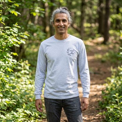 Nature is Magic - Pocket Placement // Unisex Ultra Cotton Long Sleeve Tee - Embrace Nature's Beauty