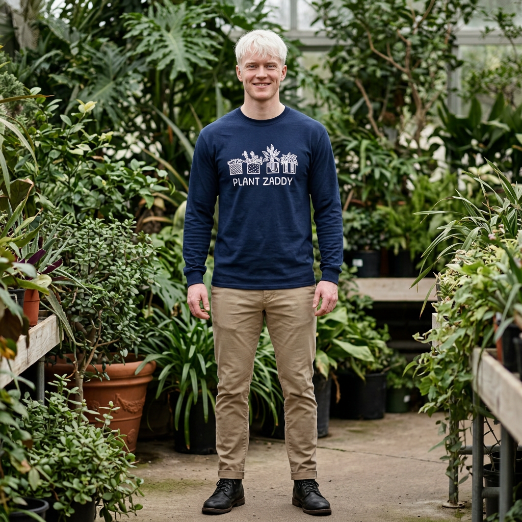 Plant Zaddy // Unisex Ultra Cotton Long Sleeve Tee - Perfect for Plant Lovers and Gardening Enthusiasts