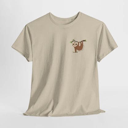 Keep Hangin' On - Sloth // Unisex Heavy Cotton Tee - Motivational
