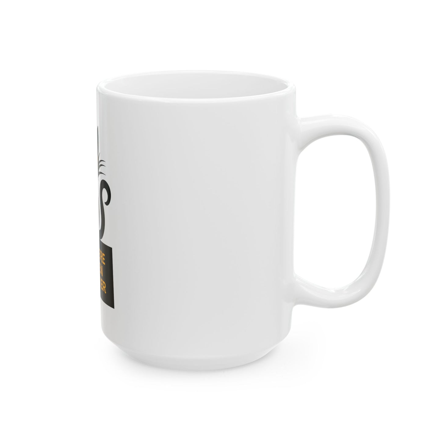 Here, Here Golden Retriever // Ceramic Mug, (11oz, 15oz)
