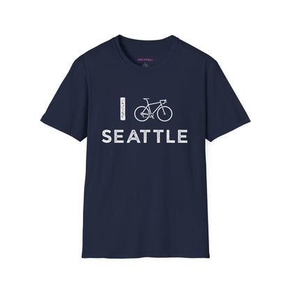 I (Road) Bike Seattle // Unisex Softstyle T-Shirt