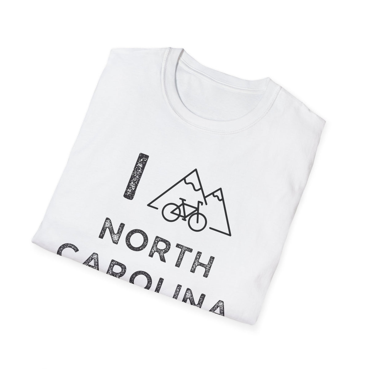 I (Mountain) Bike North Carolina // Unisex Softstyle T-Shirt