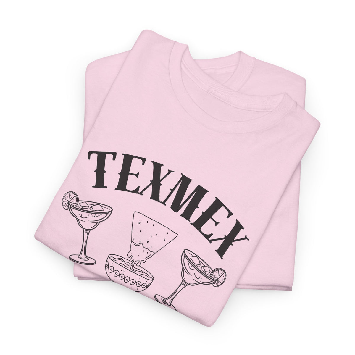 Tex-Mex Forever - Ritas & Queso // Unisex Heavy Cotton Tee - Fun Casual T-Shirt for Food Lovers